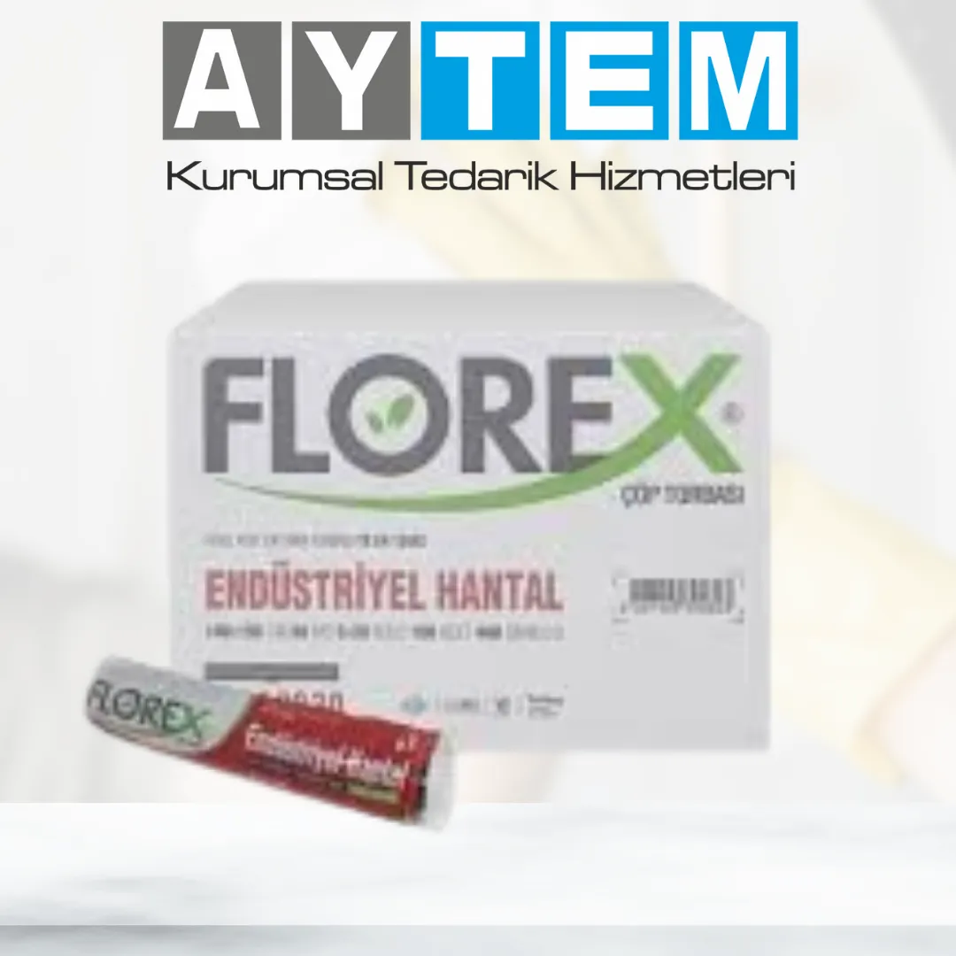 FLOREX ENDÜSTRİYEL  HANTAL ÇÖP POŞETİ 100*150 CM